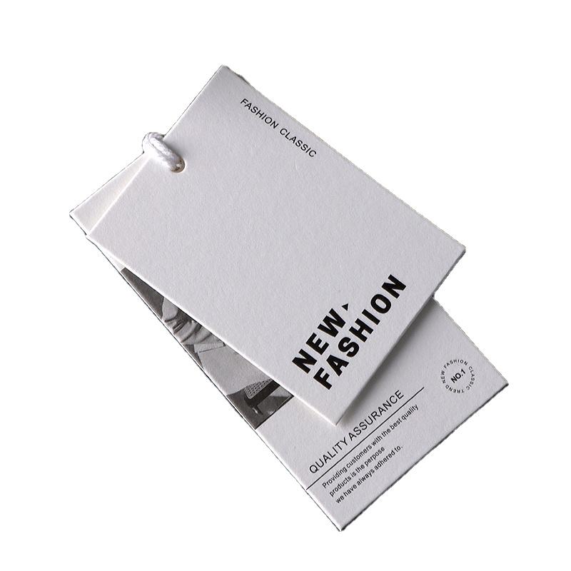 Benutzerdefinierte Hang Tag Kraft Paper Clothing Etikett Design