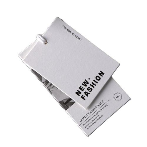 Benutzerdefinierte Hang Tag Kraft Paper Clothing Etikett Design