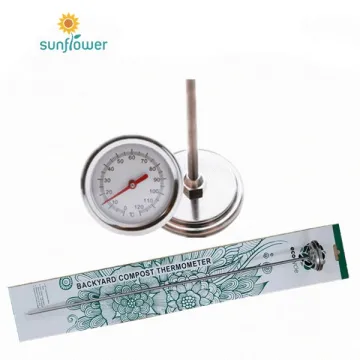 50mm Agriculture Garden Compost Soil Thermometer: Monitoring Temperature Gauge for Optimal Plant Growth