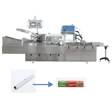 Automatic Aluminum Foil Baking Paper Carton Box Packaging Machine