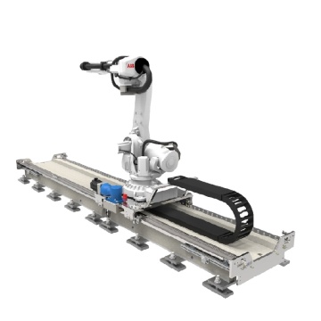 Robô industrial ABB IRB1200 com Robot Rail: braço de 6 eixos para manuseio de materiais