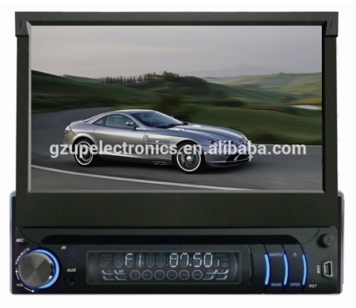 1 din 7 inch car dvd player with DVD/GPS/TV/Bluetooth(detachable panel)