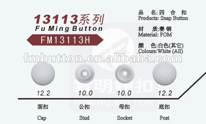 open snap fasteners