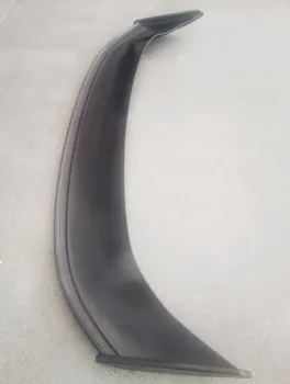 Carbon fiber tail fins for cars
