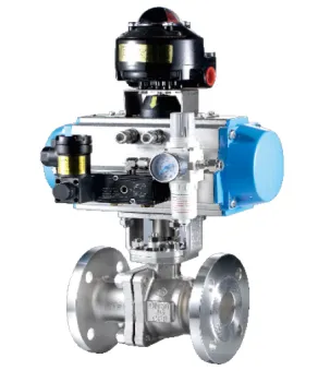 High Pressure Ball Valve with Pneumatic Actuator