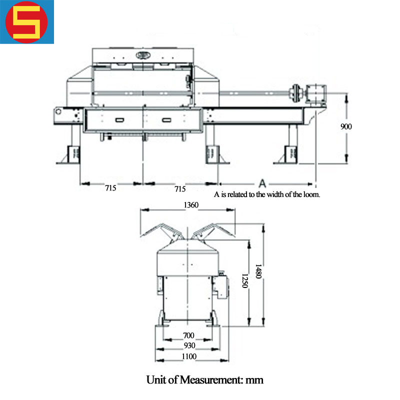 S&S Jacquard Loom Electronic Jacquard 1408 Hooks China