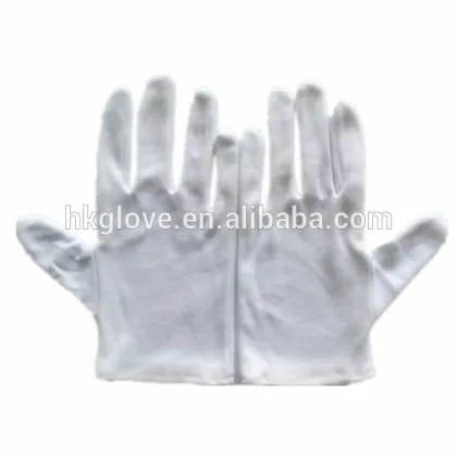 Cotton white working gloves,protective gloves