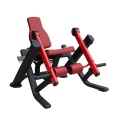 Free weight plate loaded indoor leg extension machine