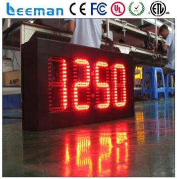 red led wall clock outdoor clock movement led wall digital clock sign
