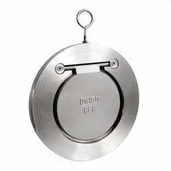 Wafer swing check valve, 150 to 300lbs pressure