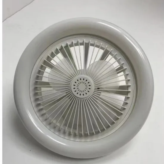 30W PP ABS E27 Base LED Ceiling Fan Light Bulb - 3 Colors & 3 Wind Speeds Remote Control