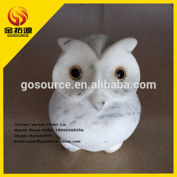 marble lovely owl decoration