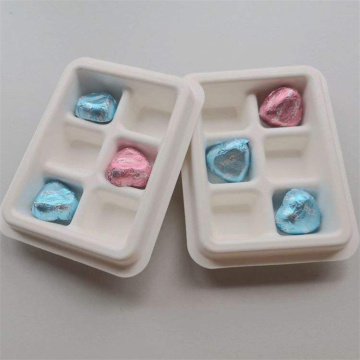 Custom eco friendly bagasse pulp molded packaging insert