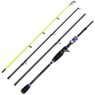 China Deep Sea Fiberglass Fishing Rod with 4-Section Pole