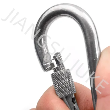 Stainless Steel Snap Hook With Screw