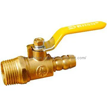 Single gas nozzle gas valve outside the tooth