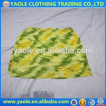 summer islamic used clothing women cotton skirts for sale