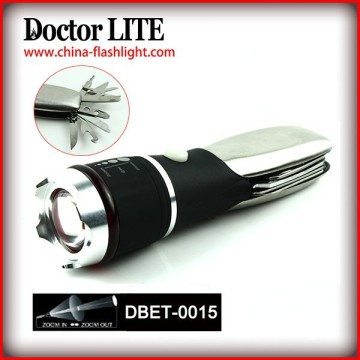 Zoom High Power Power Common 1W LED di sicurezza Auto Strumento di lavoro Luce