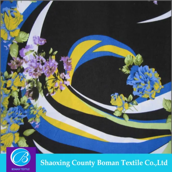 Wholesale fabric New style Dress Wool peach flower border print fabric