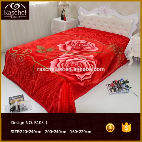 manufactory for printed 1 & 2 ply super soft blanket animal design polyester acrylic raschel mink blanket