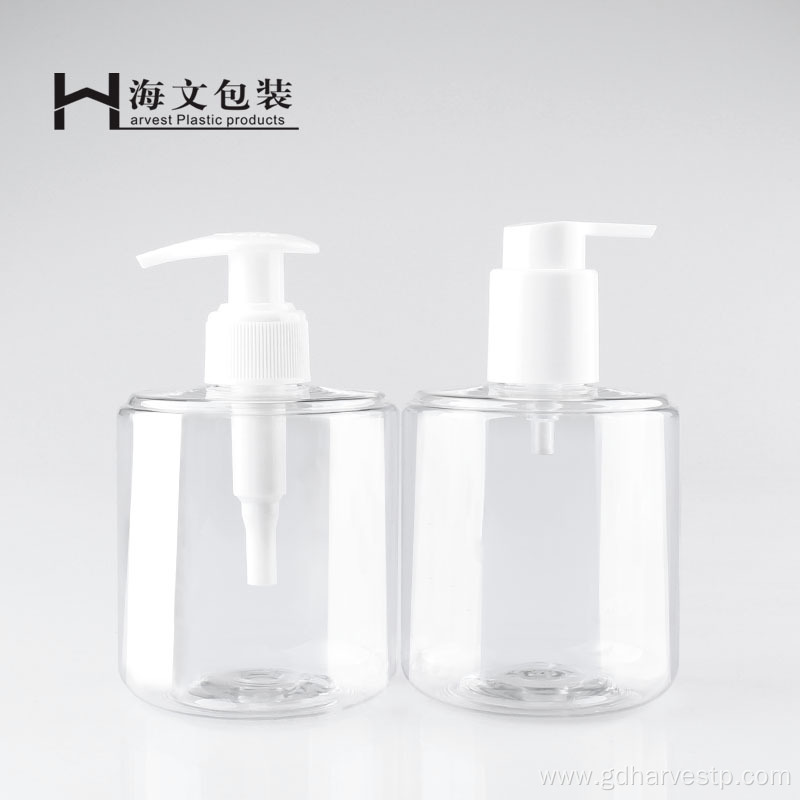 300ml Empty Clear Lotion Cream Bottle With Pump