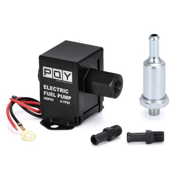 Universal 12V Electronic Inline Fuel Pump 4-7PSI High Pressure 90LPH for Gas/Petrol/Diesel - 40104/40106/40107/P502