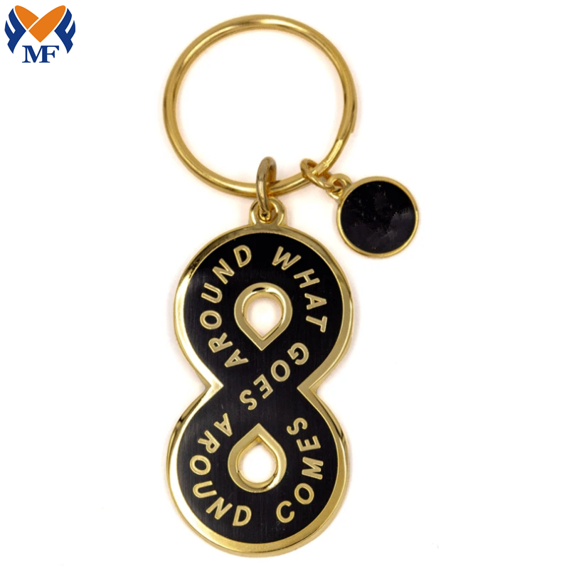 Karma Loop Enamel Keychain