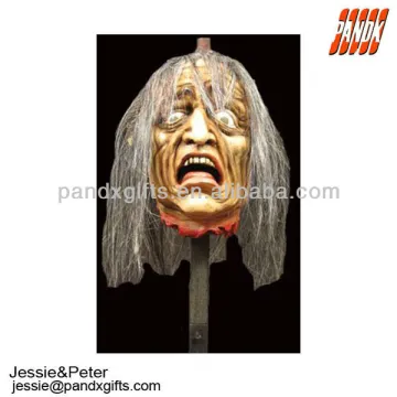 HALLOWEEN SEVER HEAD ON A STAKE/HALLOWEEN DECORATION