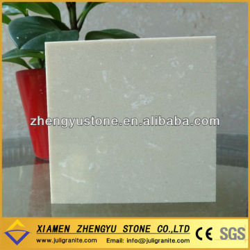 High quality artificial beige quartz stone for living room flooring