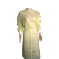 Disposable yellow gown for hospital