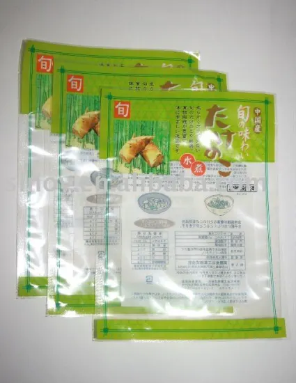Plastic vegetable frozen packaging bag deep frozen bag