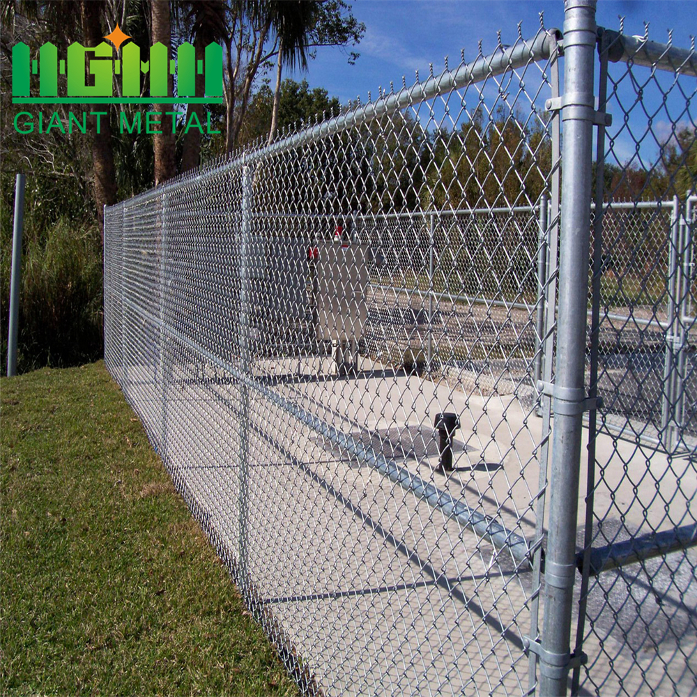 New Design Custom security Black Chain Link Fence