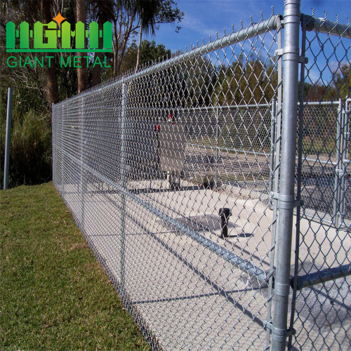 Nuevo diseño de seguridad personalizada Black Chain Link Fence