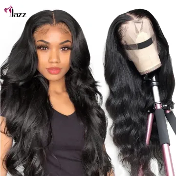pre plucked 4x4 body wave lace closure wig, swiss hd lace cheap wholesale brazilian lace front body wave wigs for black women