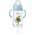 10oz Botol kaca makan bayi dengan mengendalikan