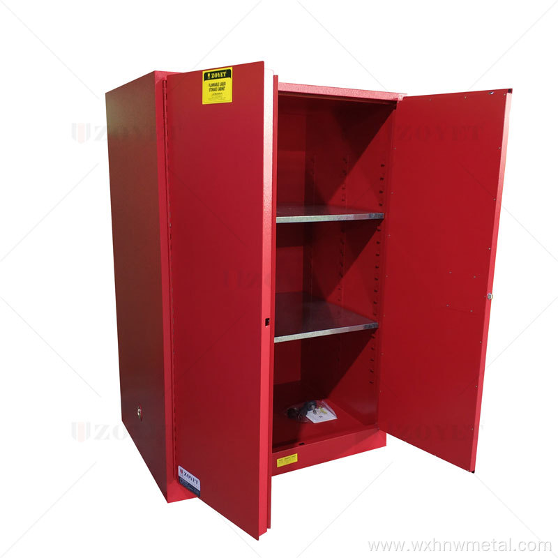 110 gal combustible safety cabinets red color