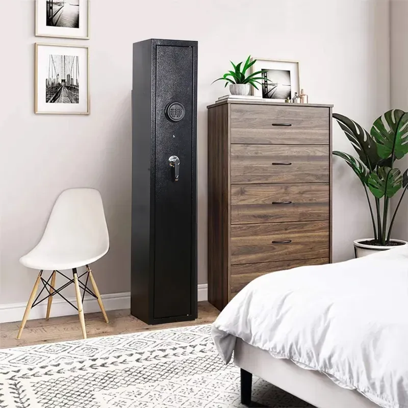 Electronic Gun Security Cabinet for Home Rifle and Pistol Storage