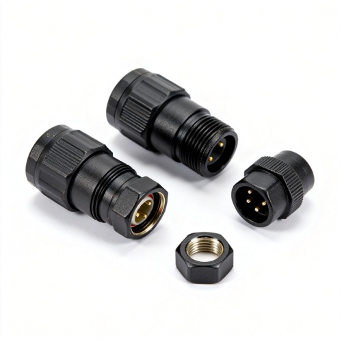 M12 Female Cable Circular Connector Pinouts