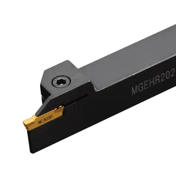CNC Lathe Grooving Tool Holder MGEHR2020-3 Right Hand Boring Bar with Wrench MGMN300 Insert