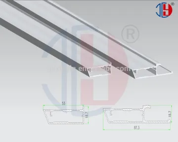High quality aluminum profile extrusion used for kitchen cabinet frame door