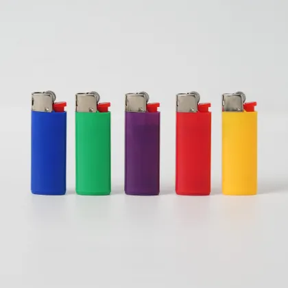 Colorful plastic flint lighter