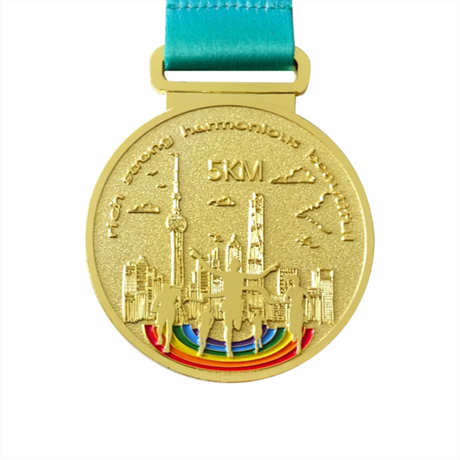 Metal Running Gold Medal