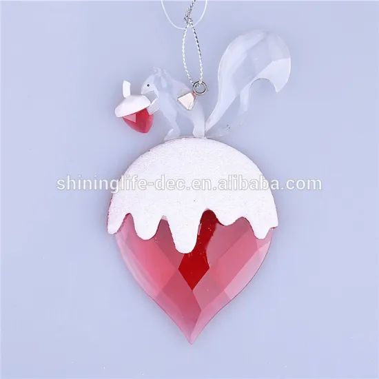 new style christmas decoration Squirrel with Oak Fruit