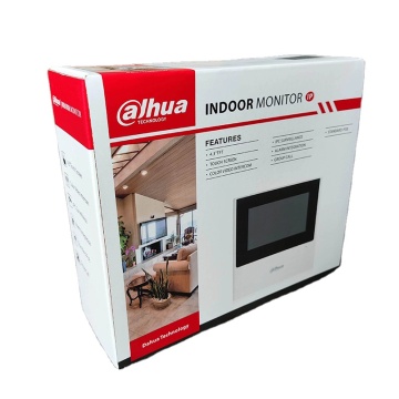 Dahua Original VTH5421HB/VTH5421HW IP inomhusmonitor 2.5D SCREE GLASS Tvåvägs Audio PoE Video Intercom