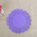 Tabela de descartáveis de papel decorativo esteiras Doilies