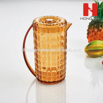 plastic pitcher, PS material pitchers with holder