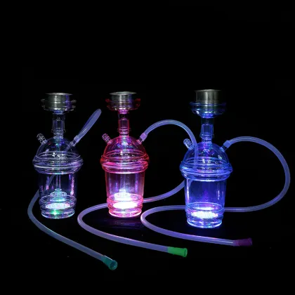 Portable Plastic Cup Hookah Hose Tips Plastic Hookahs