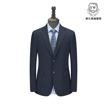 Navy Blue Two-Tone Men's Suit YD01501