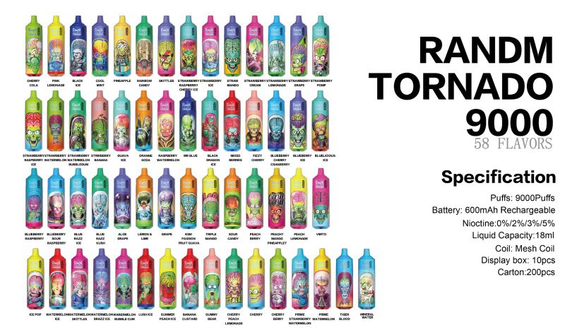 Best Disposable vape RandM Tornado 9000puffs