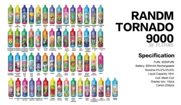 Best Disposable vape RandM Tornado 9000puffs